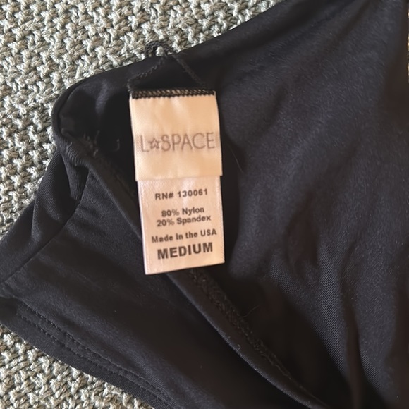 L Space black bikini top. Medium - Picture 3 of 3